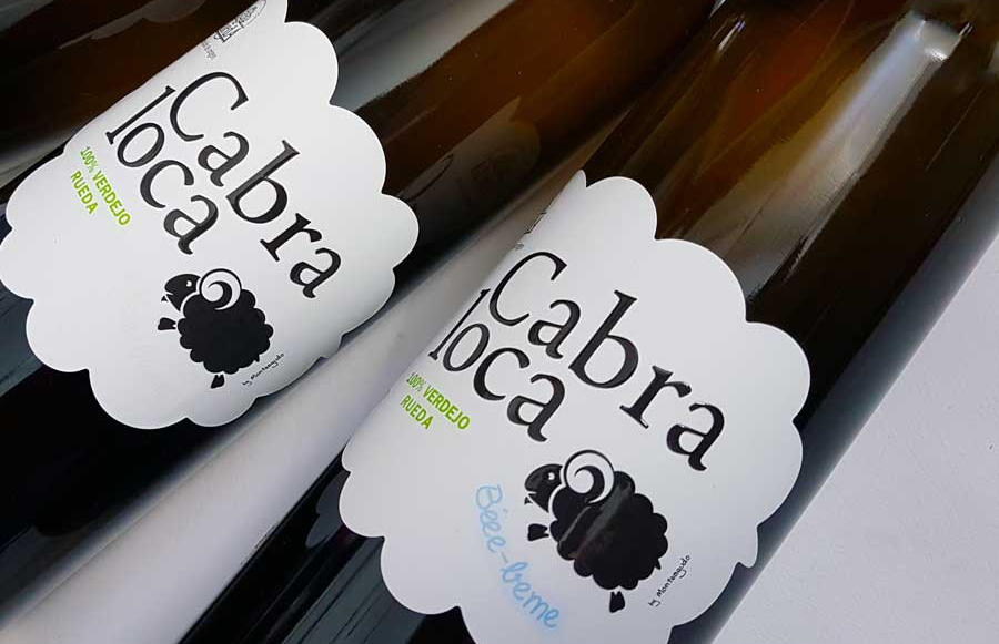 Cabra loca - Etiqueta de vino