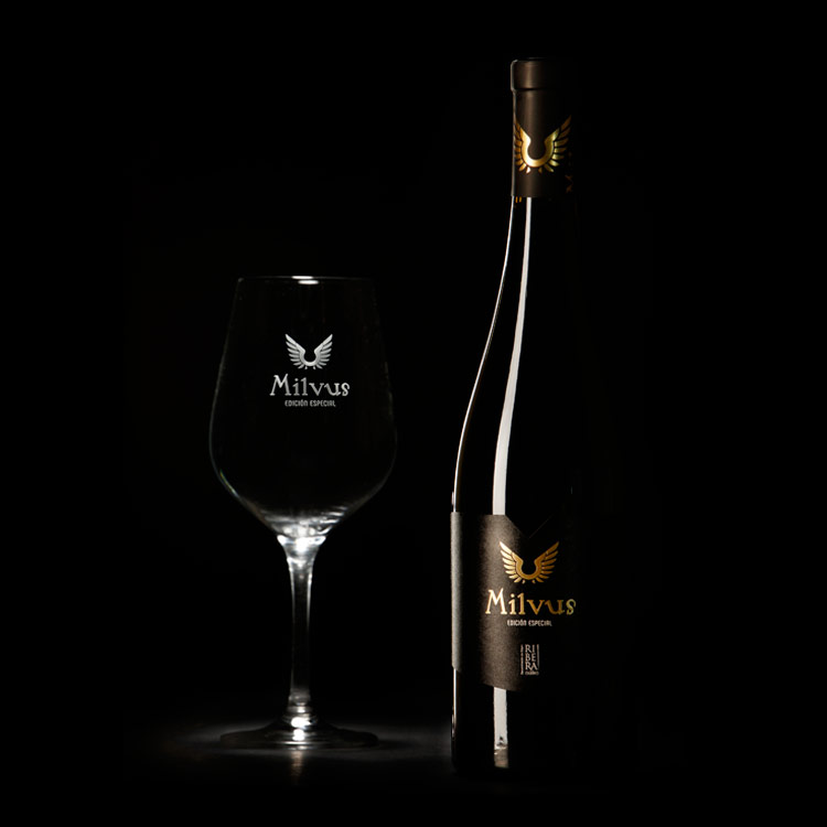 Milvus - etiqueta de vino